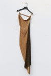 OUDE WAAG Core Velvet Strap Dress OW-23SS-DS10 Ginger